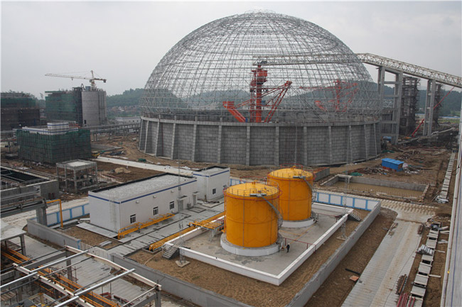 广水发电厂网架结构