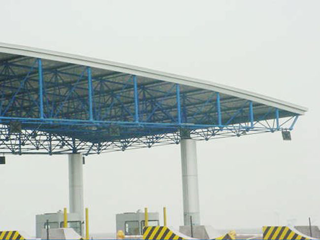 广水收费站网架工程